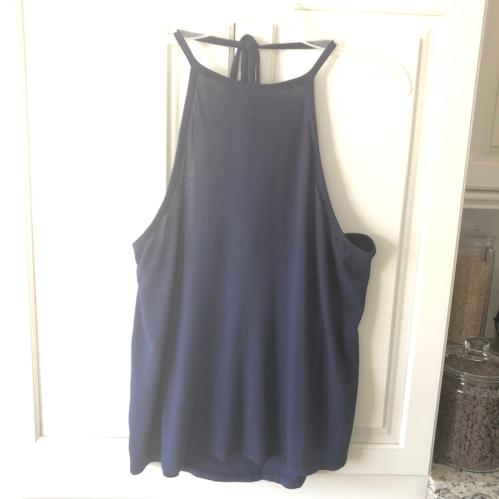 Aerie Blue Halter Top Medium